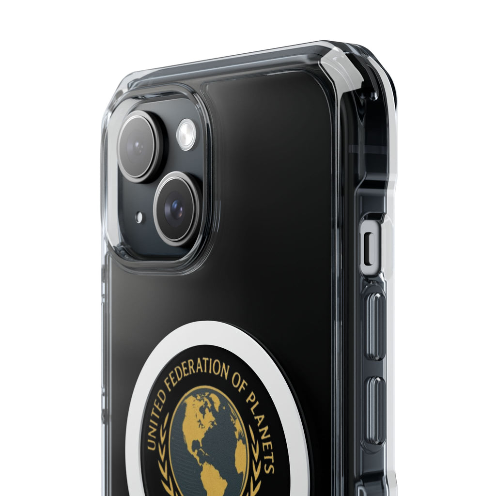 United Federation of Planets Earth Logo Magnetic Clear Case | Phone Case