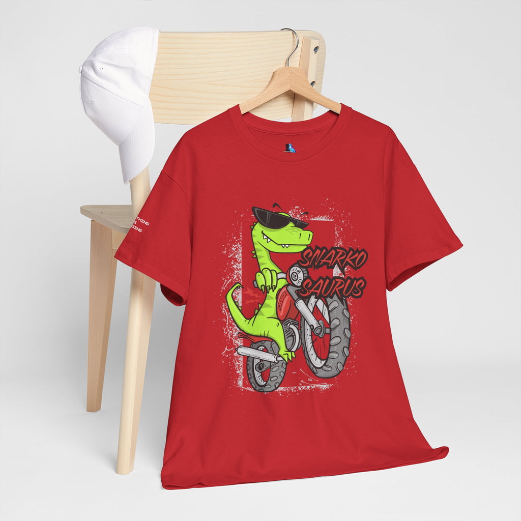 Snarkosaurus Cool Graphic Tee for Dinosaur Lovers | Unisex Heavy Cotton Tee