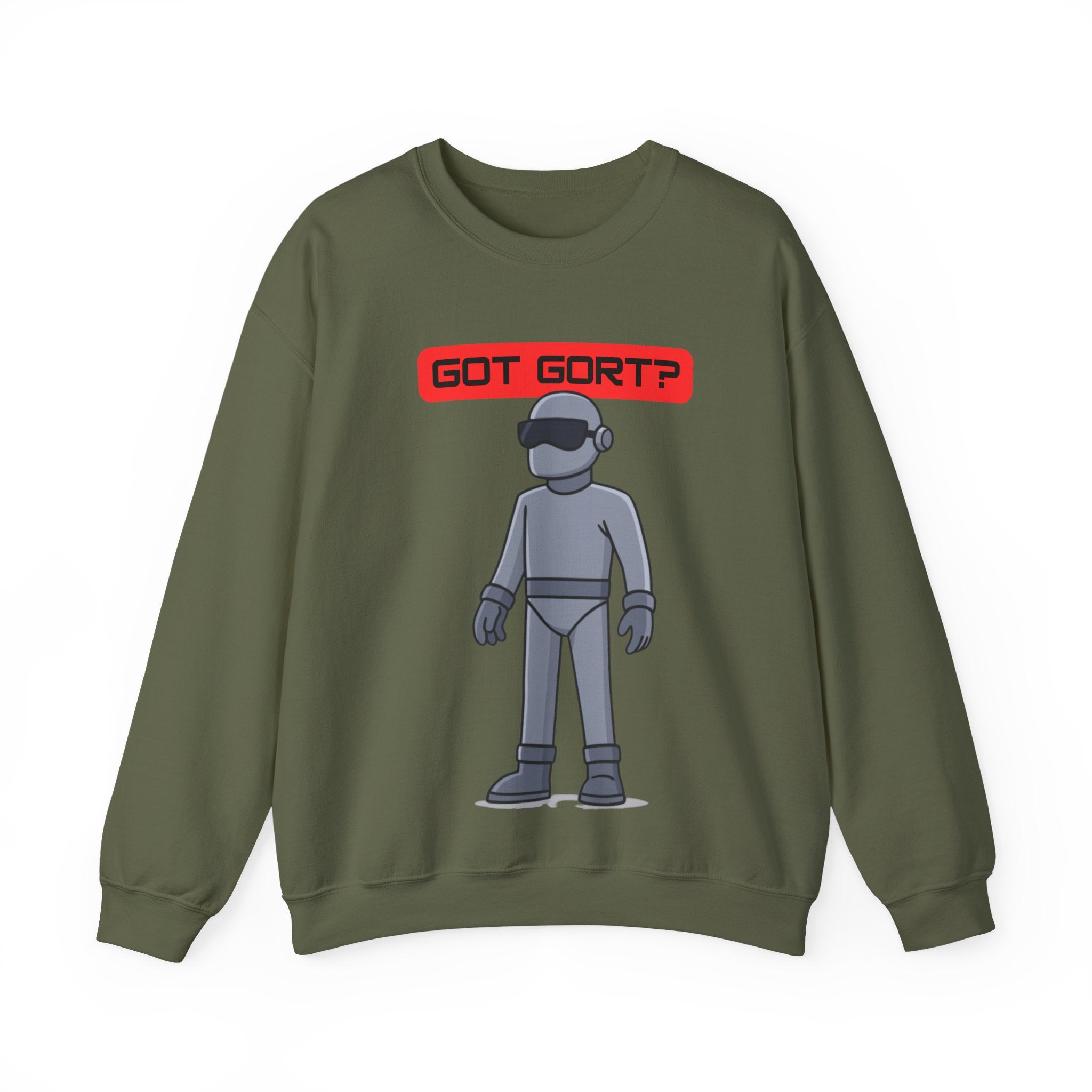 Got Gort? Unisex Crewneck Sweatshirt - Cool Casual Wear, Fun Graphic Hoodie, Perfect Gift for Friends, Everyday Comfort