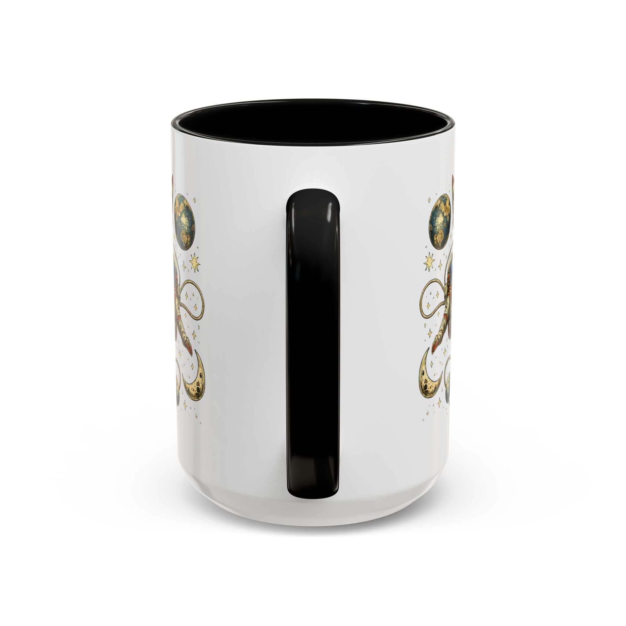 Astronaut in Space Coffee Mug | Rocket Planets Solar System