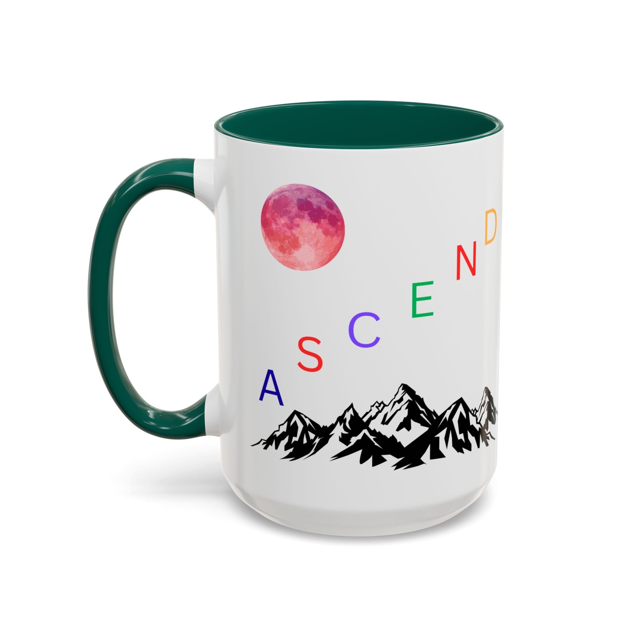 Ascend the Mountain Moon Ceramic Mug