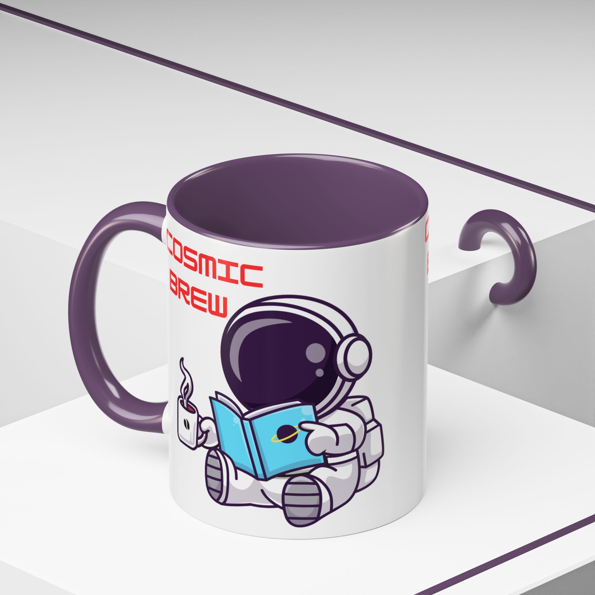 Cosmic Brew Astronaut Coffee Mug | Accent Ceramic Mug