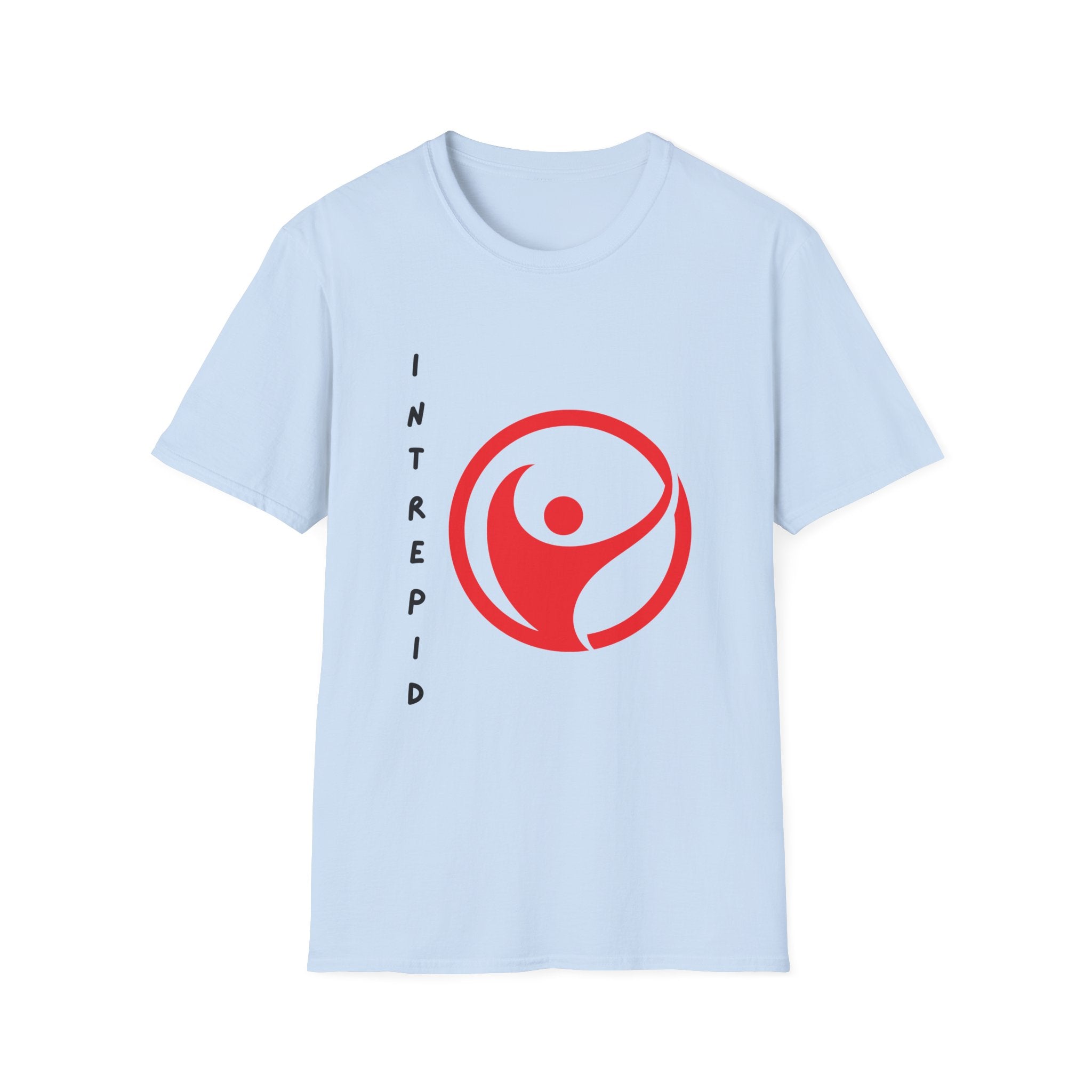 Intrepid Red Human Emblem T-Shirt | Empowerment Logo Tee
