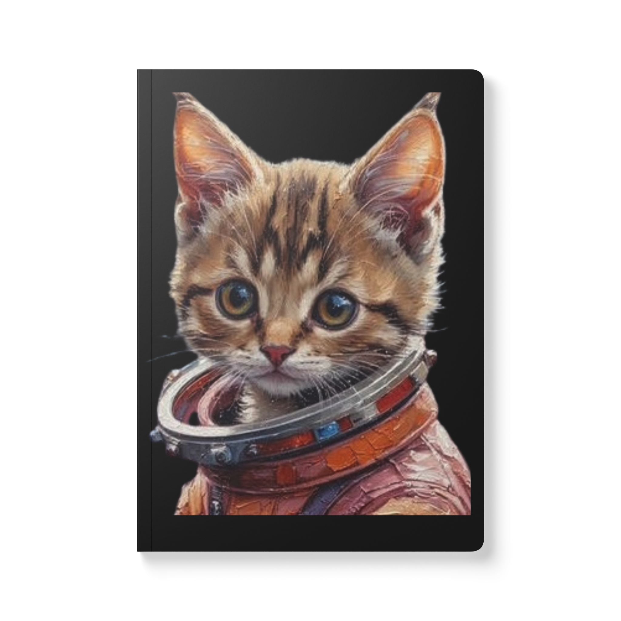 Astronaut Cat Hardcover Journal