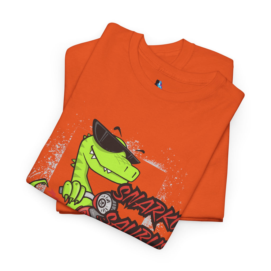 Snarkosaurus Cool Graphic Tee for Dinosaur Lovers | Unisex Heavy Cotton Tee