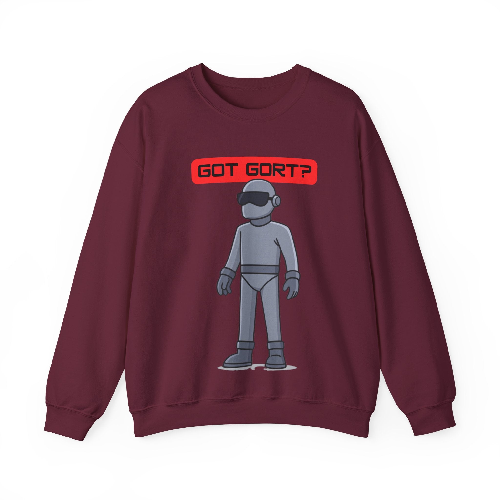 Got Gort? Unisex Crewneck Sweatshirt - Cool Casual Wear, Fun Graphic Hoodie, Perfect Gift for Friends, Everyday Comfort