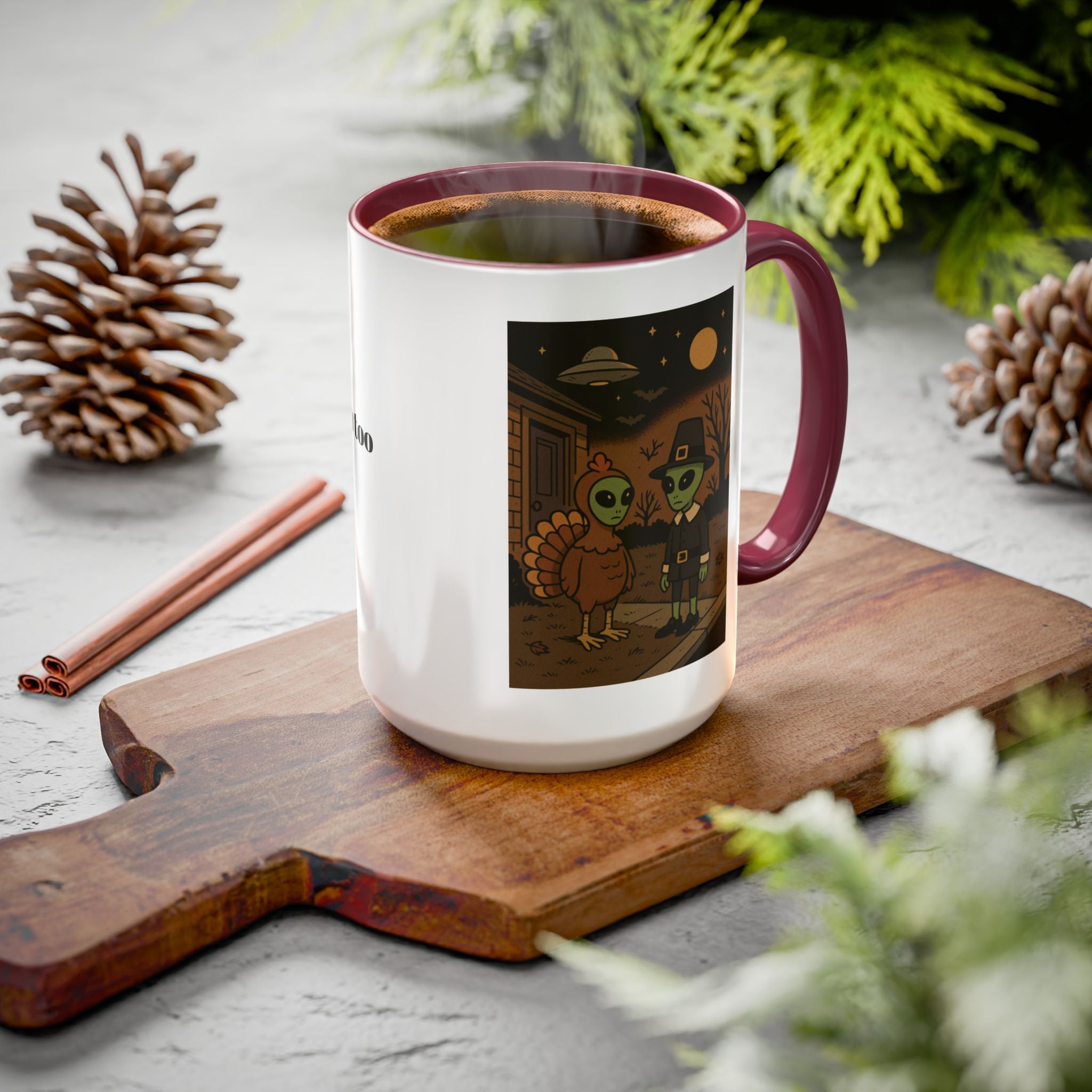 Whimsical Alien-themed Mugs, I'm grateful for you too