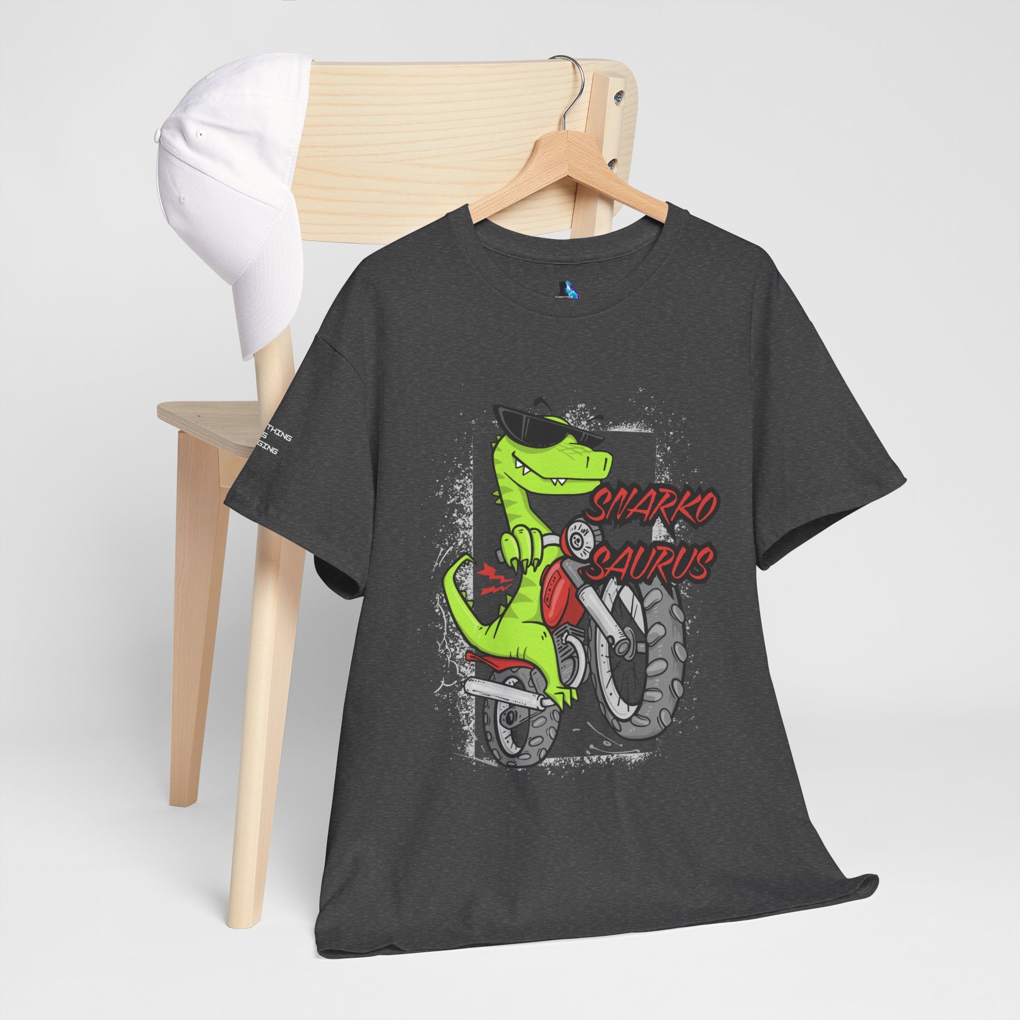 Snarkosaurus Cool Graphic Tee for Dinosaur Lovers | Unisex Heavy Cotton Tee