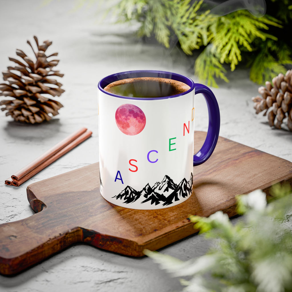 Ascend the Mountain Moon Ceramic Mug