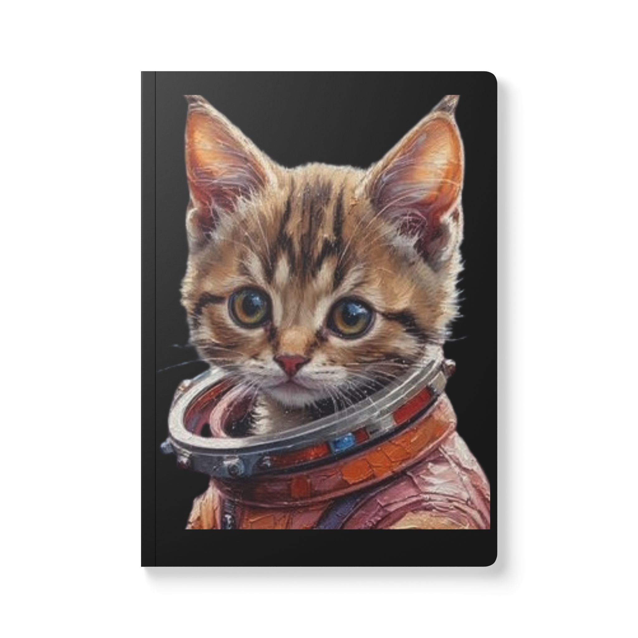 Astronaut Cat Hardcover Journal