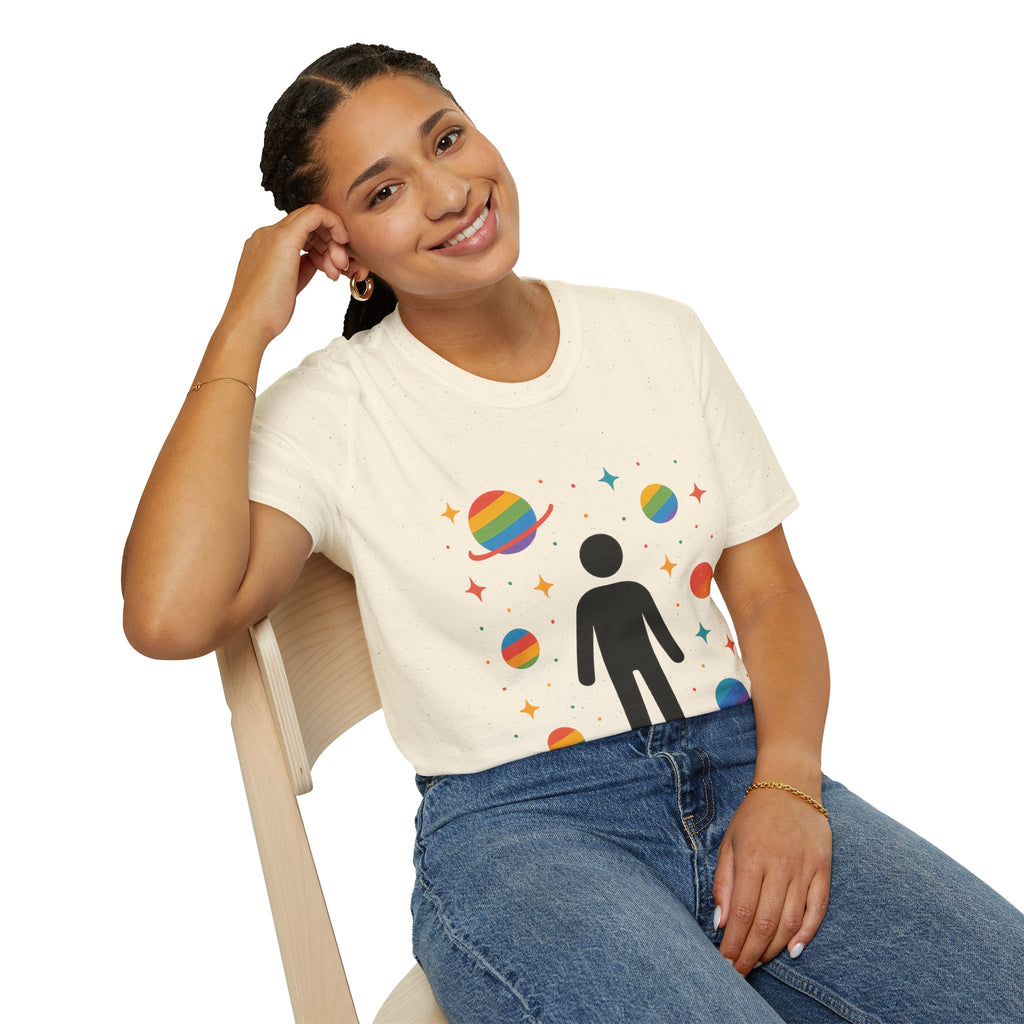 Cosmic Vibe Unisex T-Shirt - Space, Pride, Galaxy,