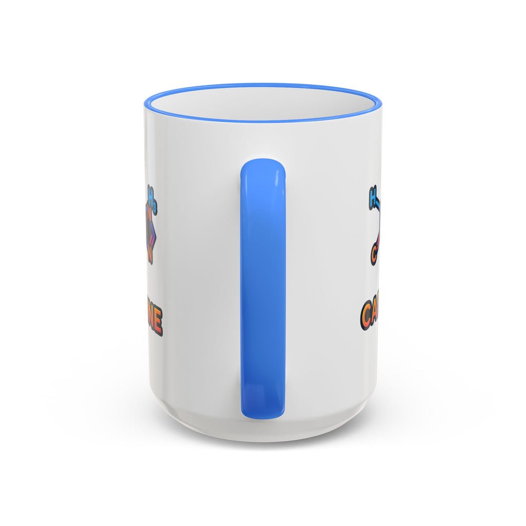 Caffeine Mug | Accent Rim & Handle 11oz 15oz
