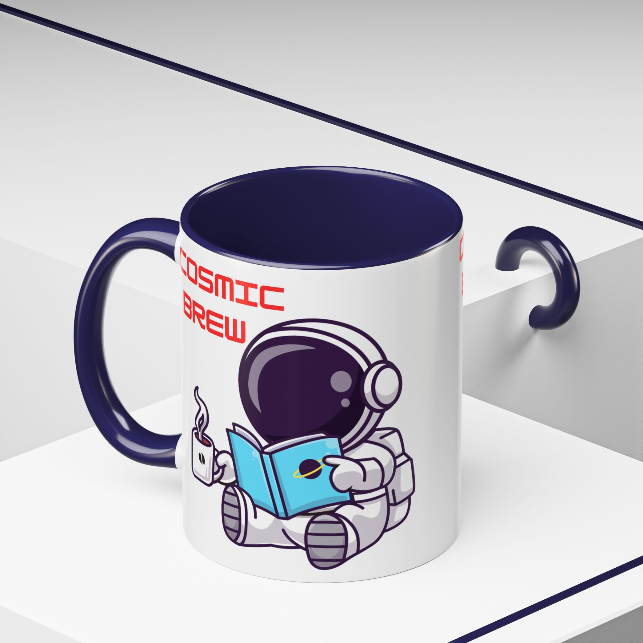 Cosmic Brew Astronaut Coffee Mug | Accent Ceramic Mug