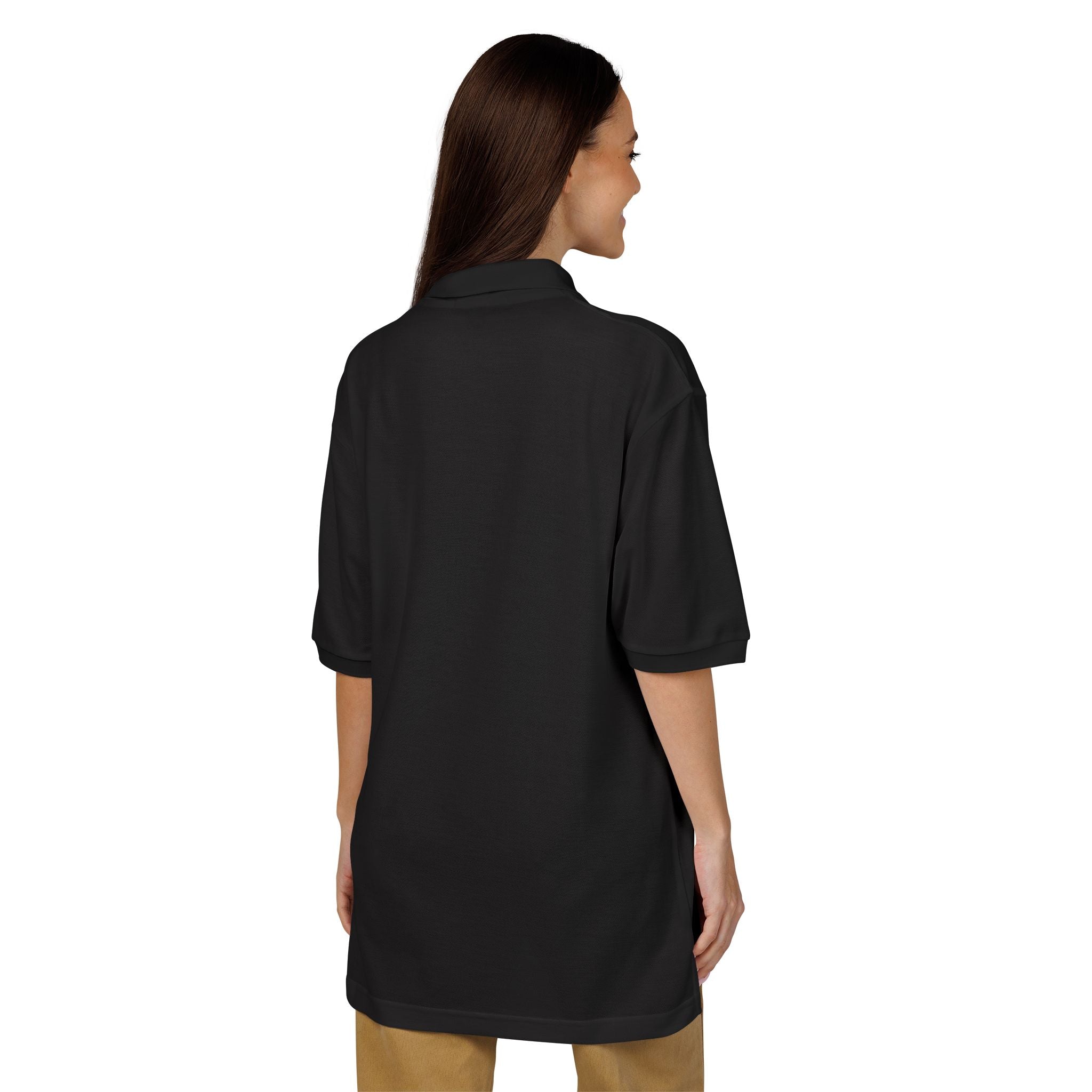 Colorful UFO Embroidered Polo