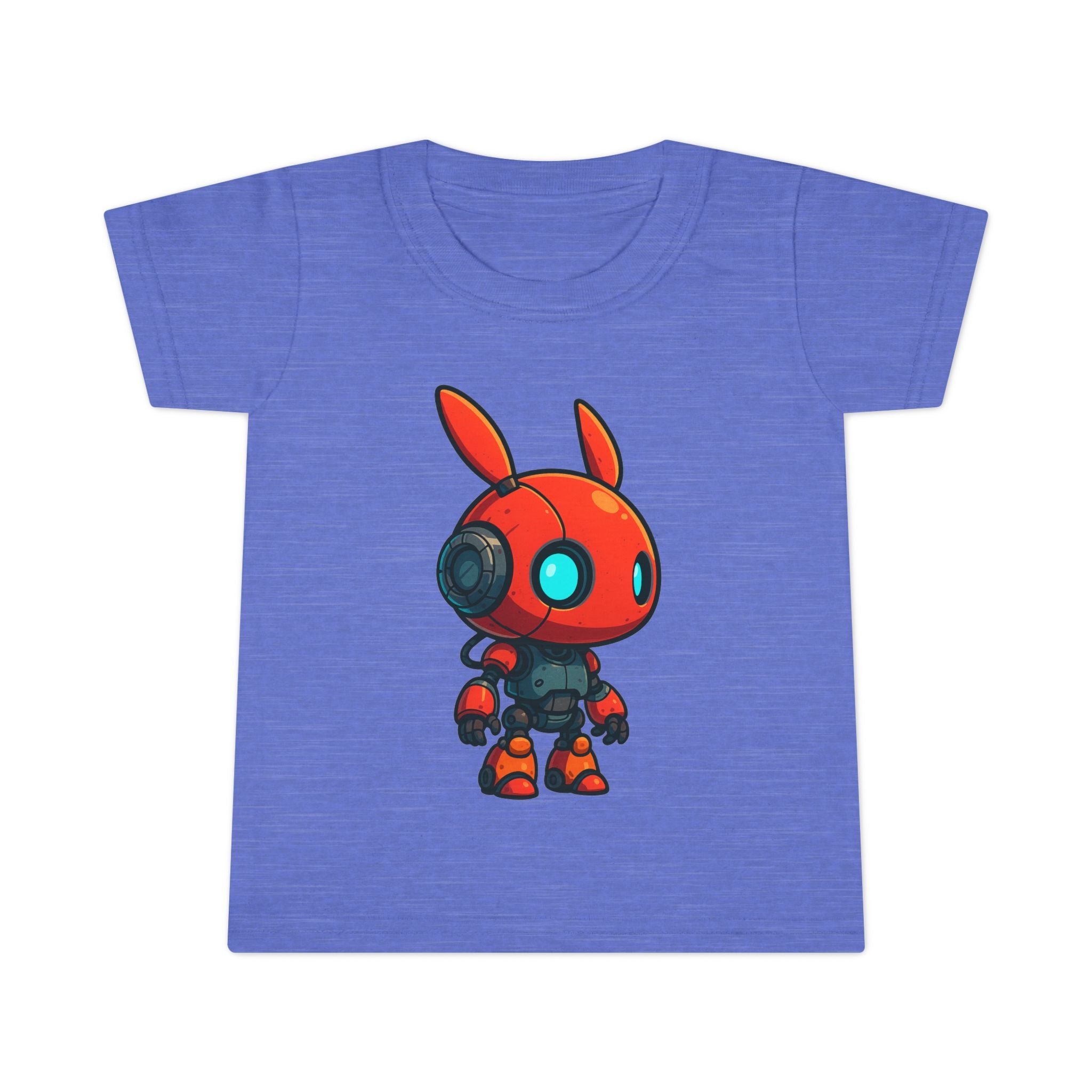 Happy RobotToddler T-shirt | Cute Sci-Fi Bunny Robot, Kids Tee