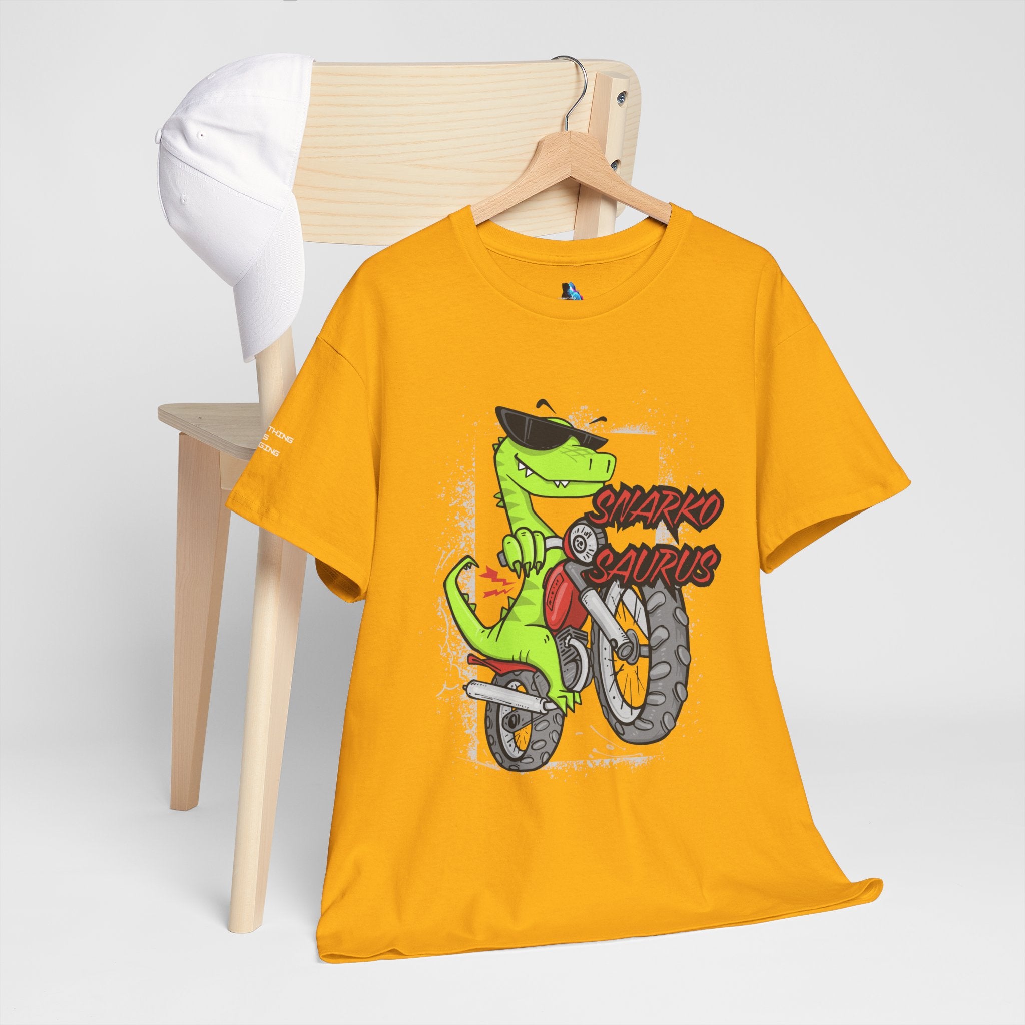 Snarkosaurus Cool Graphic Tee for Dinosaur Lovers | Unisex Heavy Cotton Tee