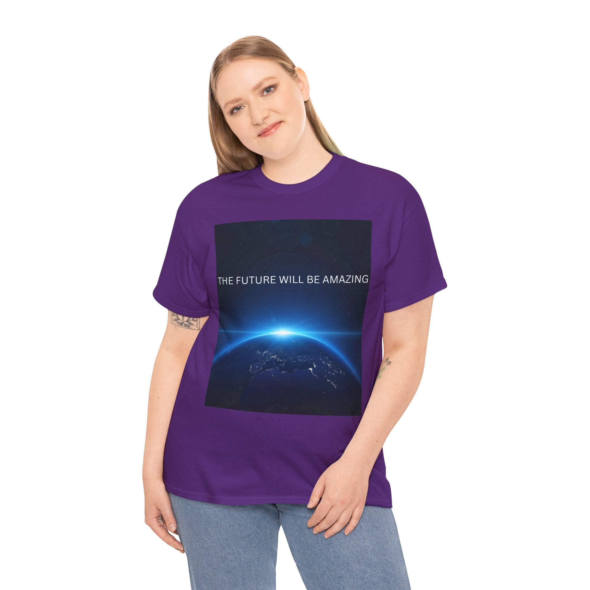The Future Will Be Amazing Unisex Heavy Cotton Tee