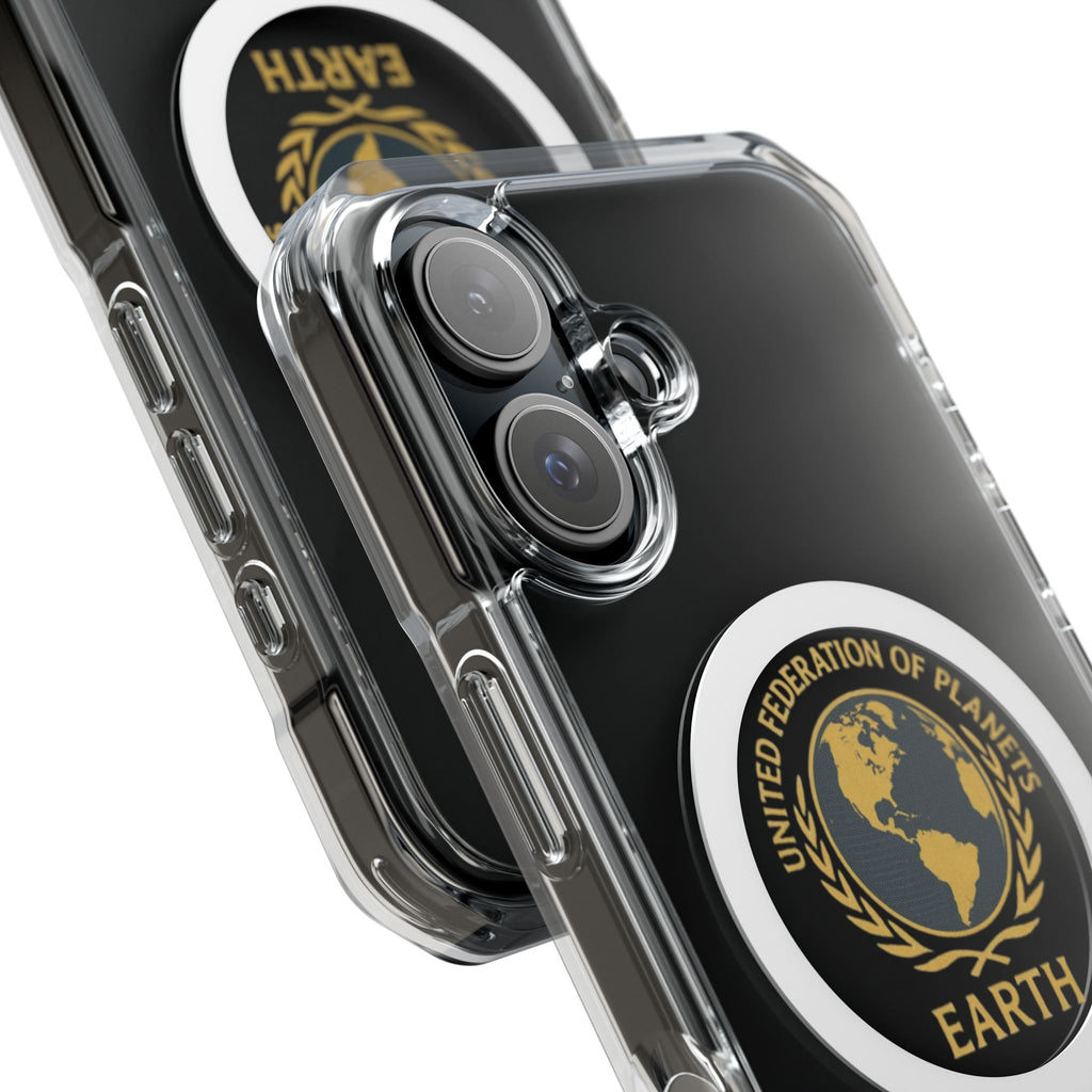 United Federation of Planets Earth Logo Magnetic Clear Case | Phone Case