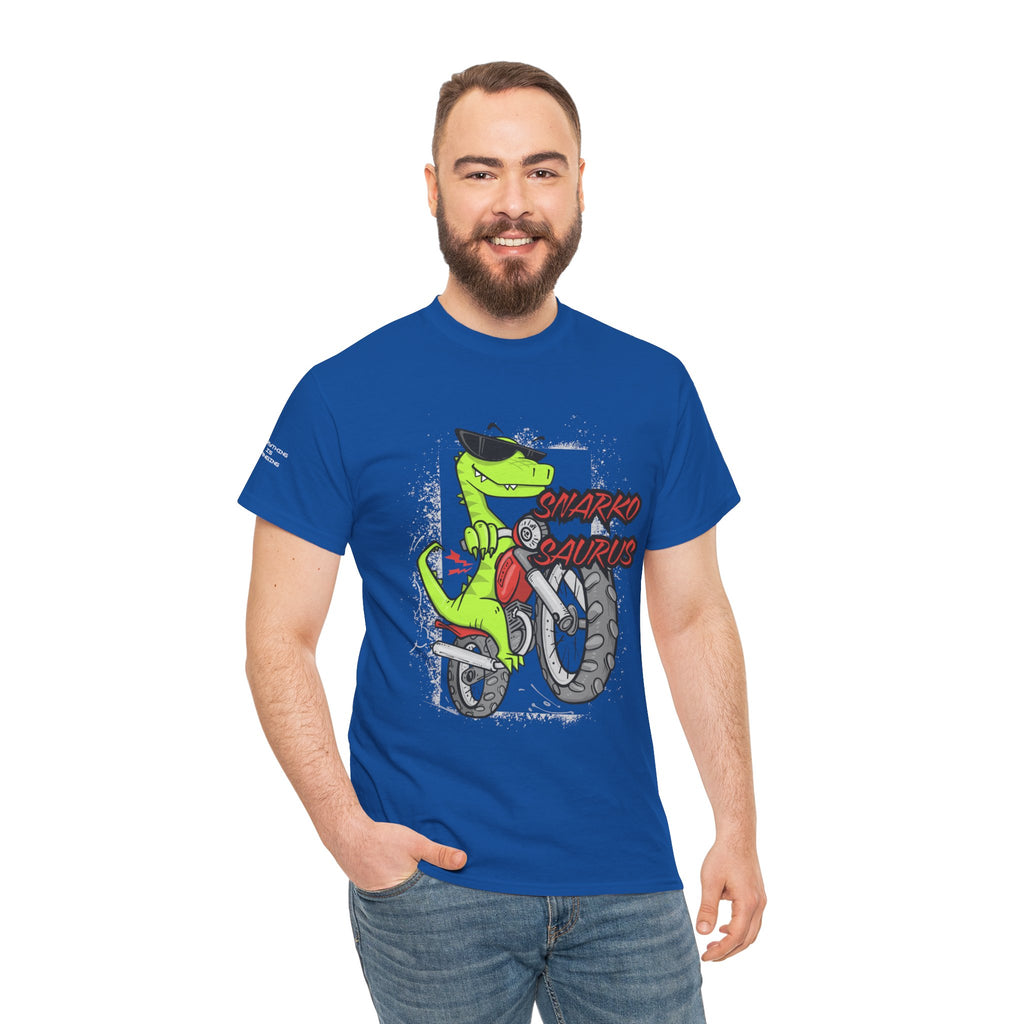 Snarkosaurus Cool Graphic Tee for Dinosaur Lovers | Unisex Heavy Cotton Tee