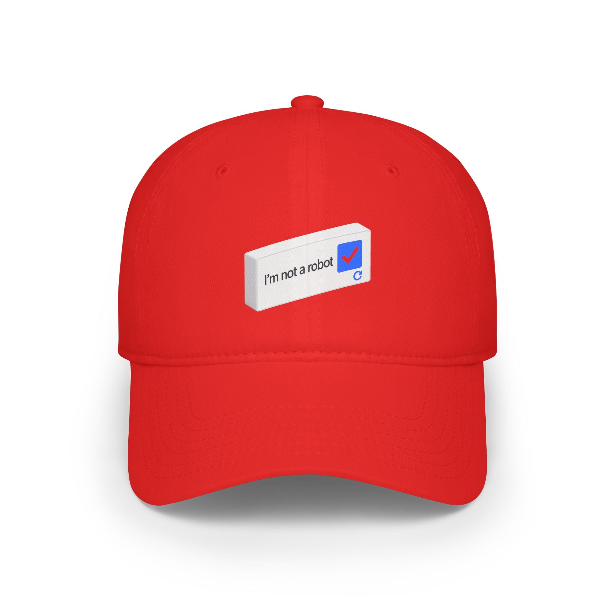 I'm Not a Robot checkbox cap | Low Profile Baseball Cap