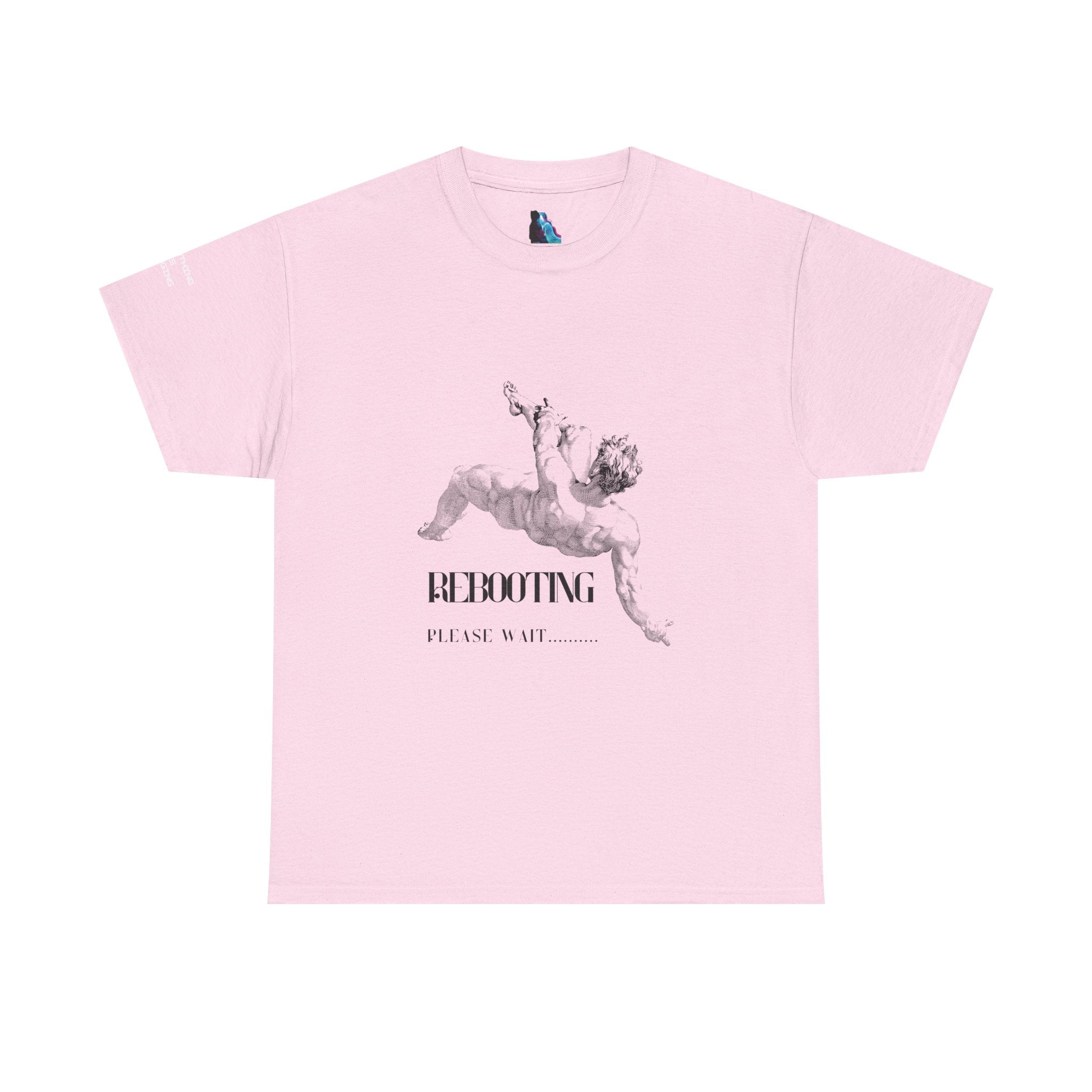 Rebooting Please Wait...  Artistic Unisex Heavy Cotton Tee - Perfect for Casual Wear, Unique Gift, Birthday, or Art Lovers