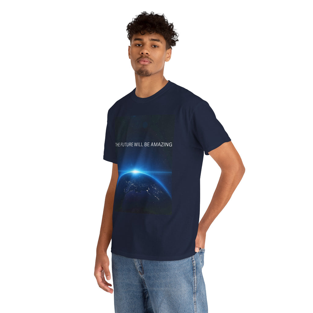 The Future Will Be Amazing Unisex Heavy Cotton Tee