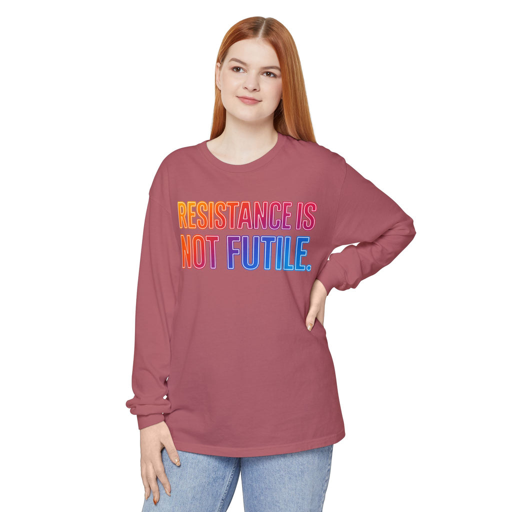 Resistance Is Not Futile Long Sleeve  Rally for Freedom Tee