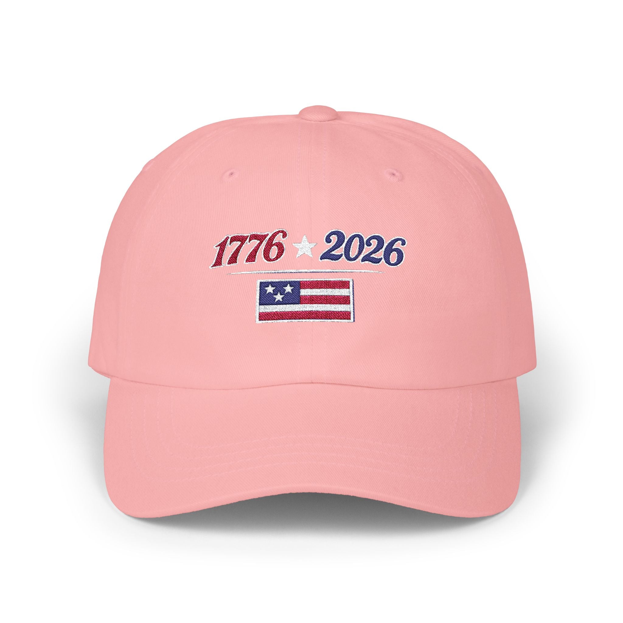1776 2026 Flag Dad Cap Embroidered Patriotic Birthday Baseball Hat