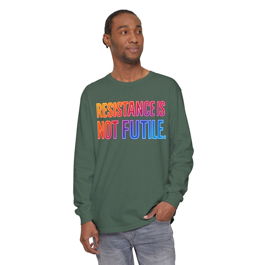 Resistance Is Not Futile Long Sleeve  Rally for Freedom Tee
