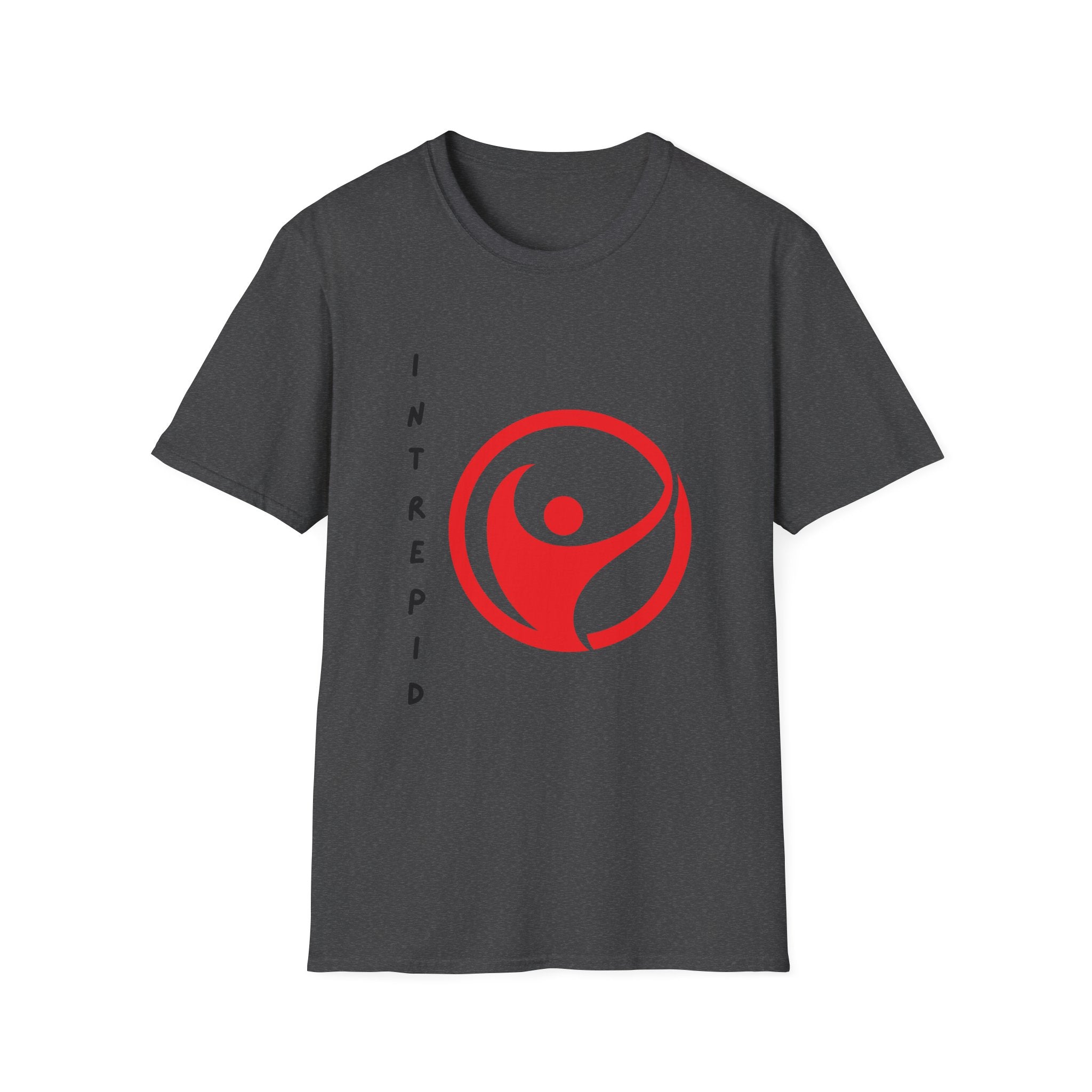 Intrepid Red Human Emblem T-Shirt | Empowerment Logo Tee