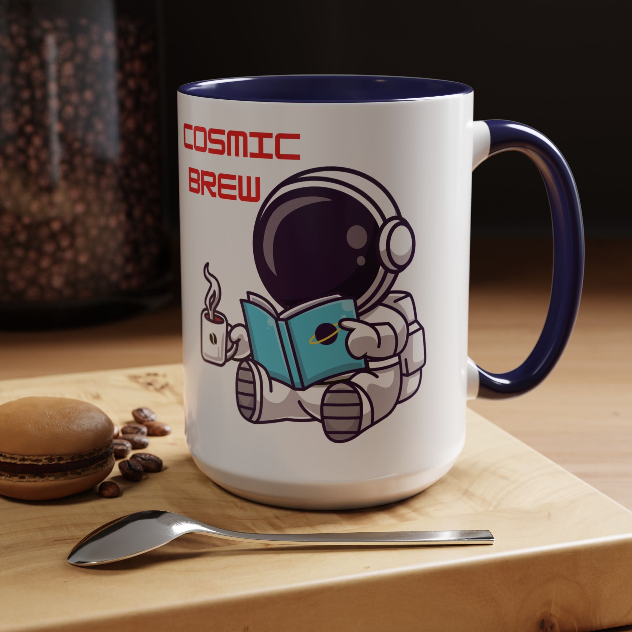 Cosmic Brew Astronaut Coffee Mug | Accent Ceramic Mug