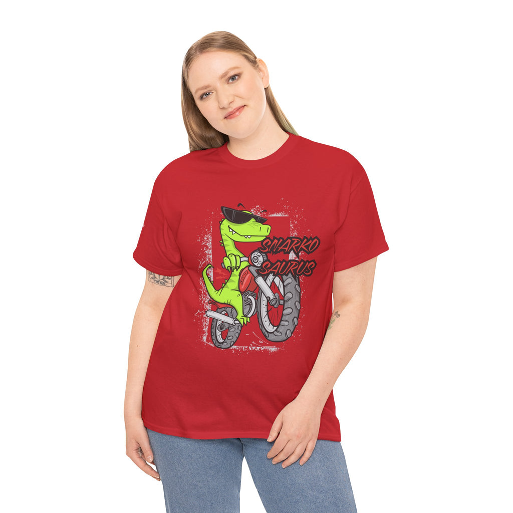 Snarkosaurus Cool Graphic Tee for Dinosaur Lovers | Unisex Heavy Cotton Tee