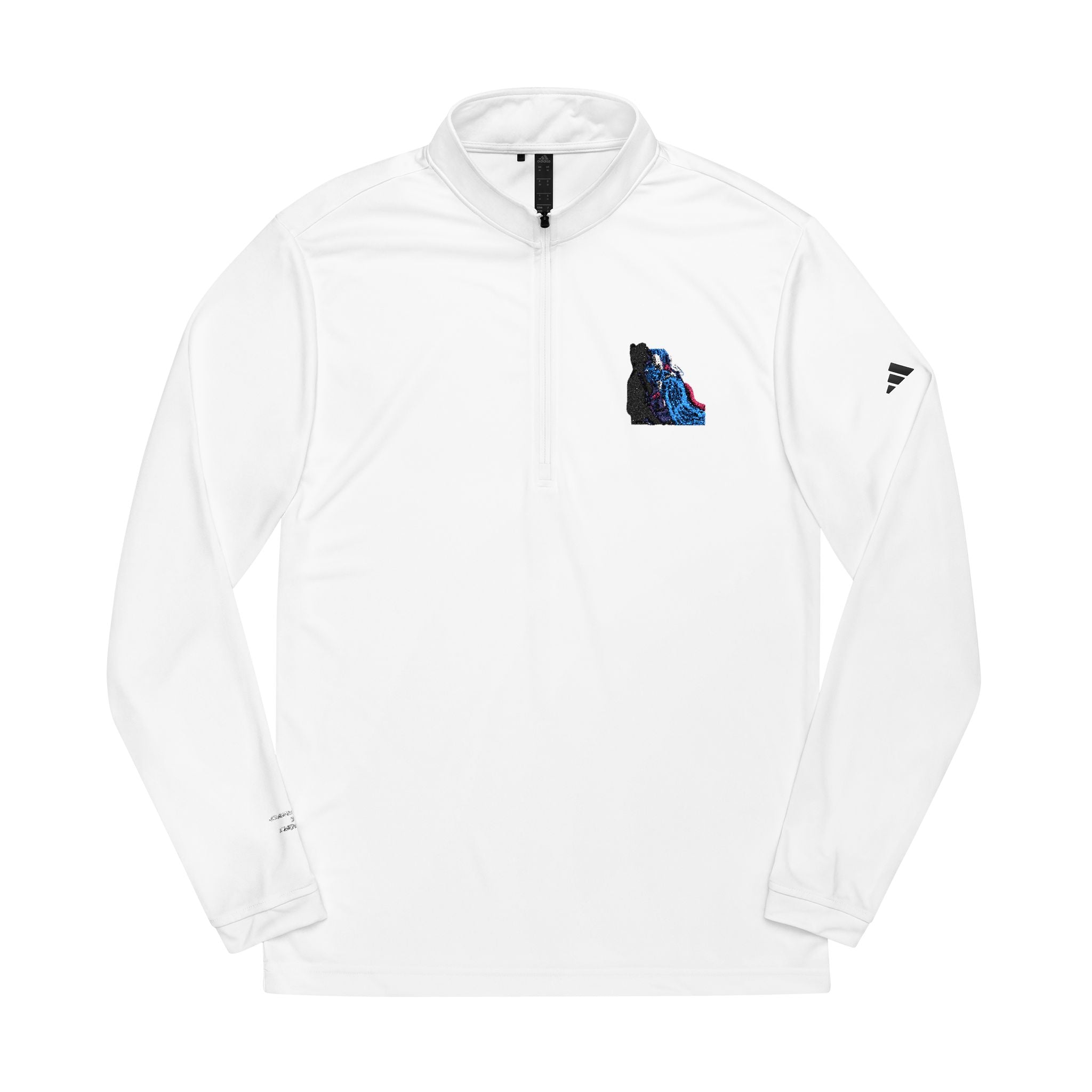 Adidas® Quarter-Zip Pullover with  UPF 50+ sun protection