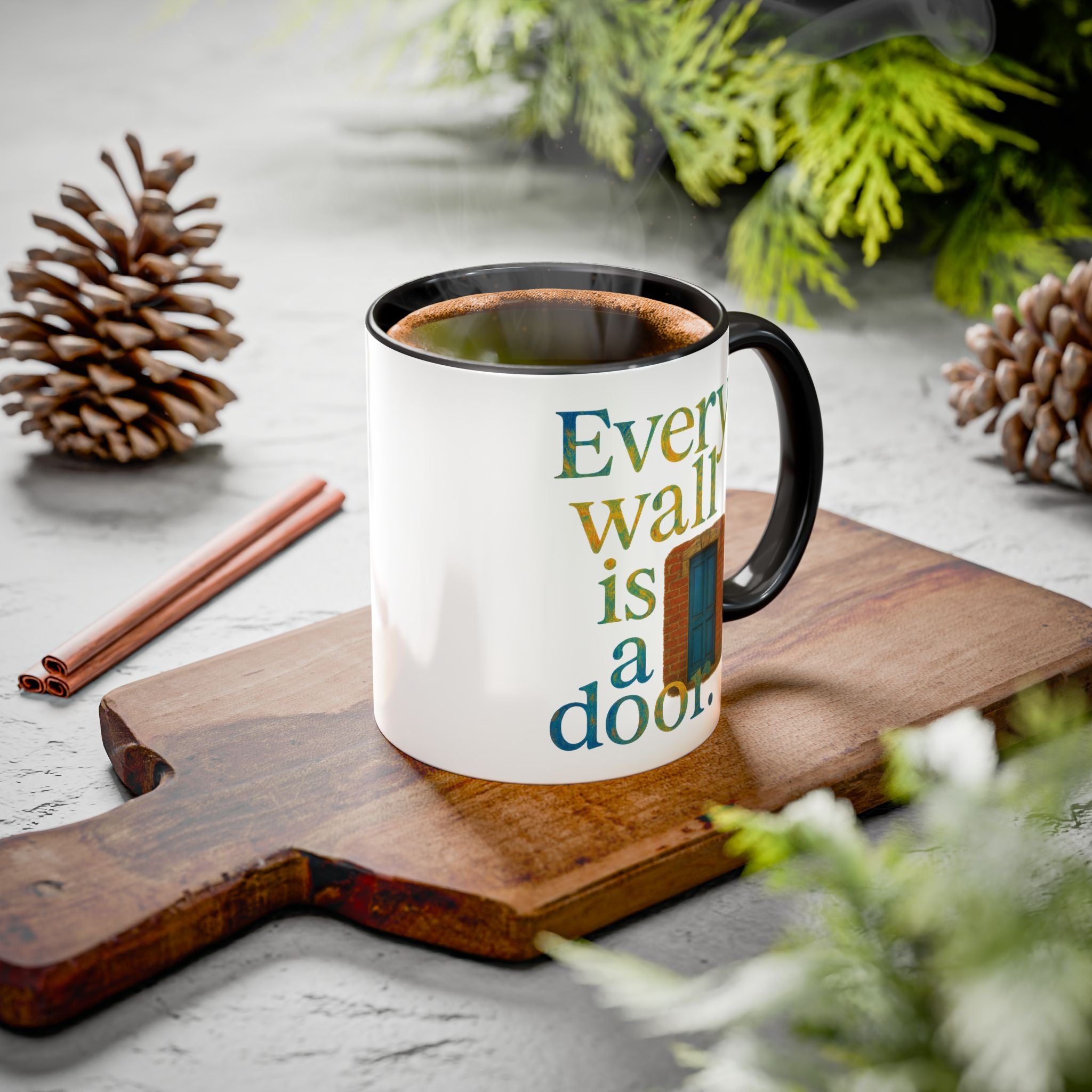 Every Wall Is a Door mug |  Opportunity 11oz or 15oz ceramic mug