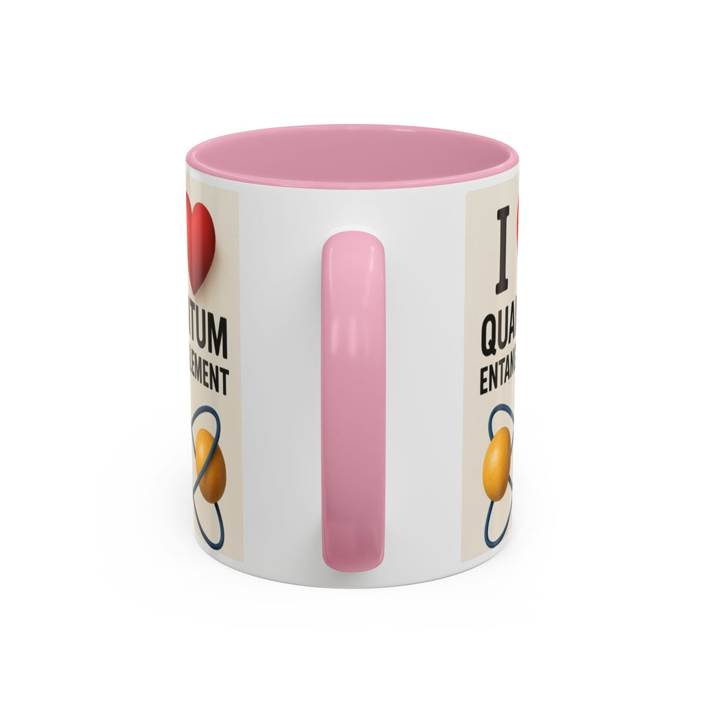 I Love Quantum Entanglement Mug – Science Nerd Coffee Mug