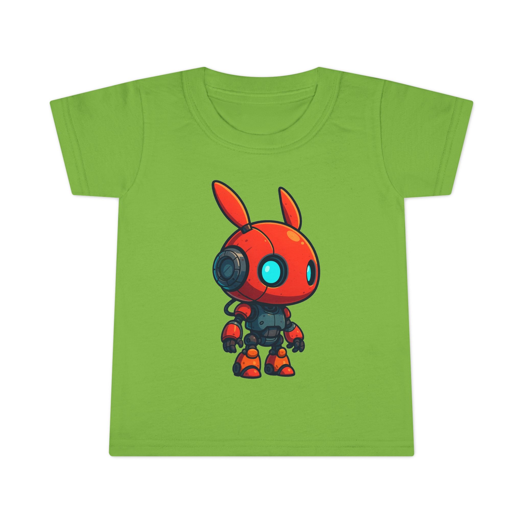 Happy RobotToddler T-shirt | Cute Sci-Fi Bunny Robot, Kids Tee