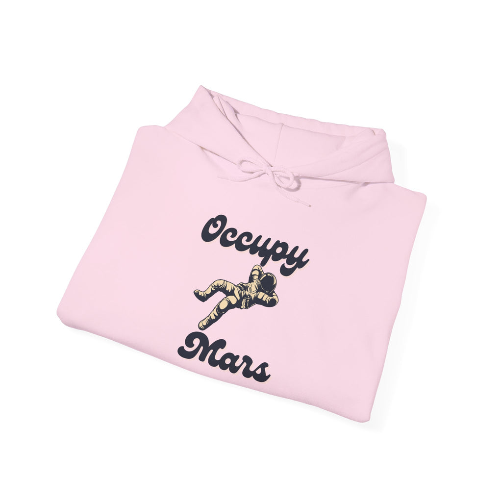 Occupy Mars Casual Statement Hoodie -, Unisex Sweatshirt