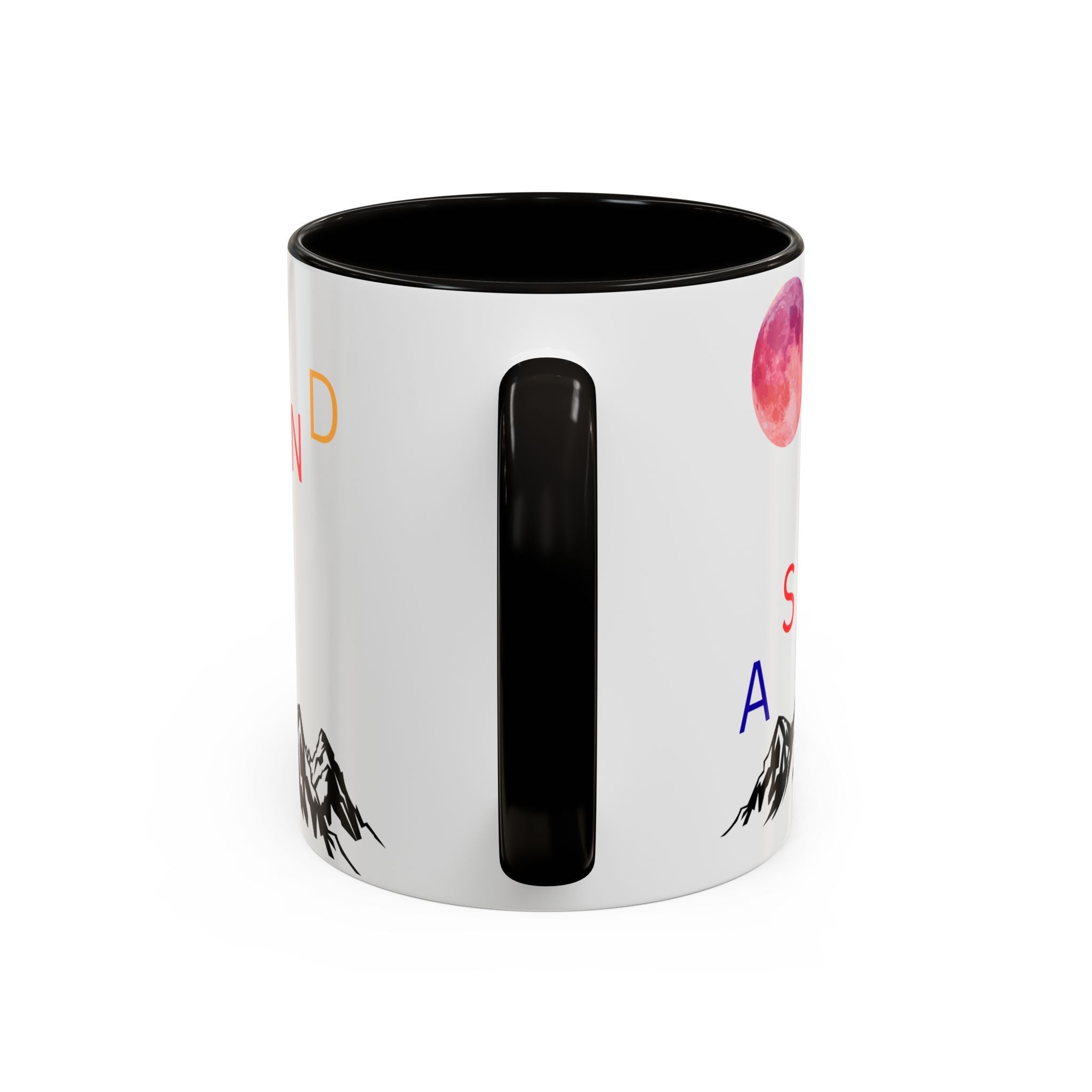 Ascend the Mountain Moon Ceramic Mug
