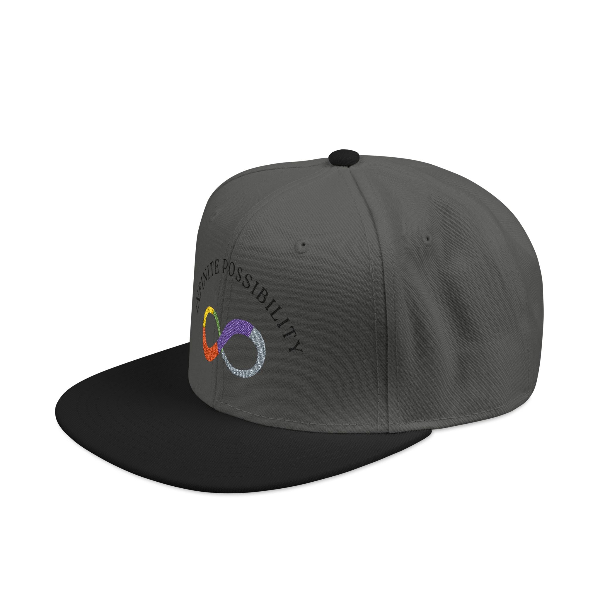 Infinite Possibilities Colorful Infinity Snapback Hat, Embroidered  Unisex Adjustable Cap,