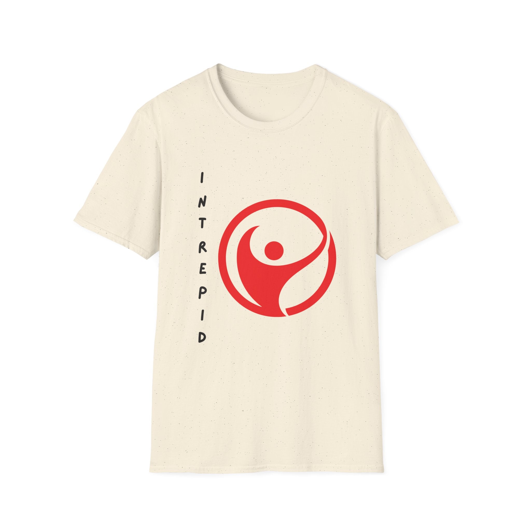 Intrepid Red Human Emblem T-Shirt | Empowerment Logo Tee