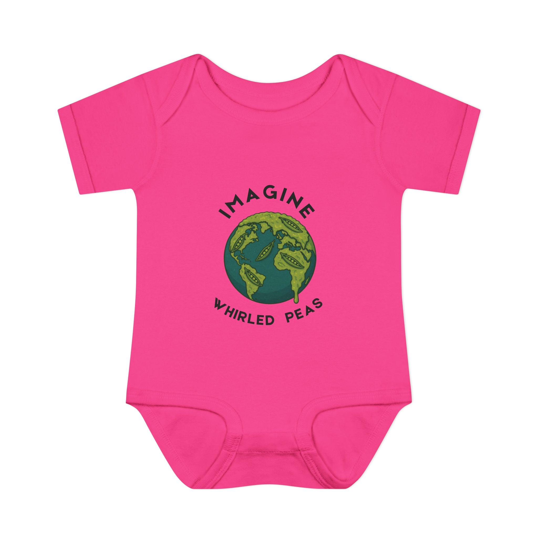 Imagine Whirled Peas Whimsical Baby Onesie