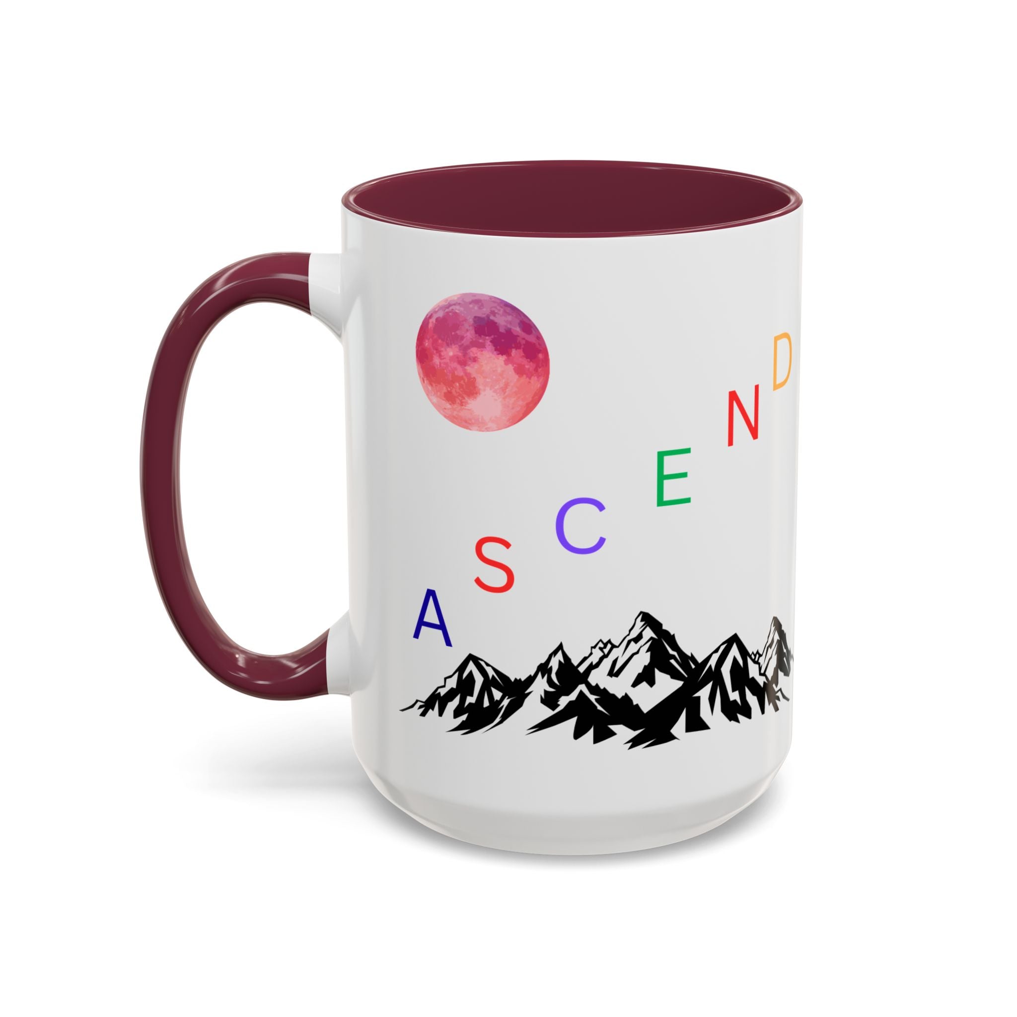 Ascend the Mountain Moon Ceramic Mug