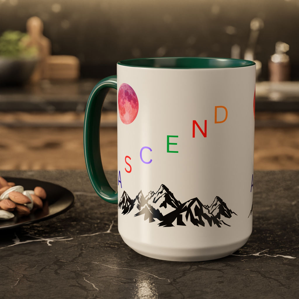 Ascend the Mountain Moon Ceramic Mug