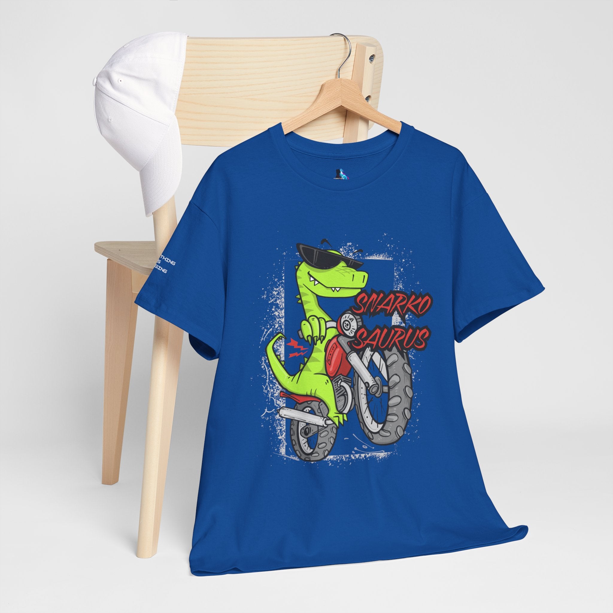 Snarkosaurus Cool Graphic Tee for Dinosaur Lovers | Unisex Heavy Cotton Tee