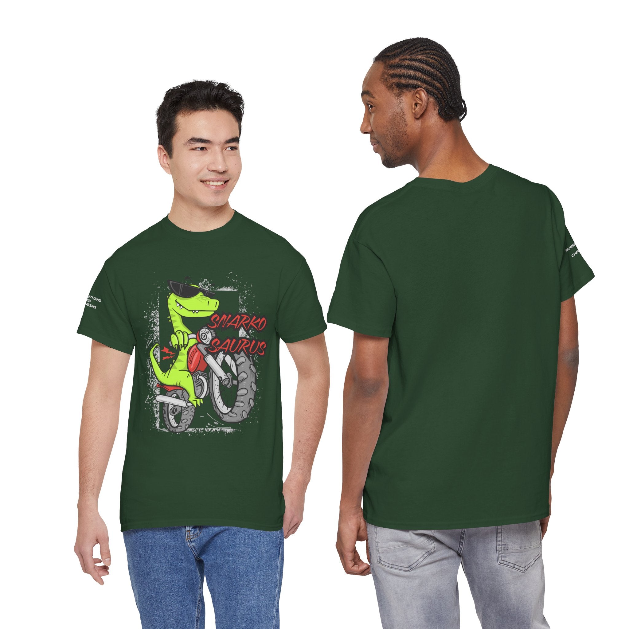Snarkosaurus Cool Graphic Tee for Dinosaur Lovers | Unisex Heavy Cotton Tee