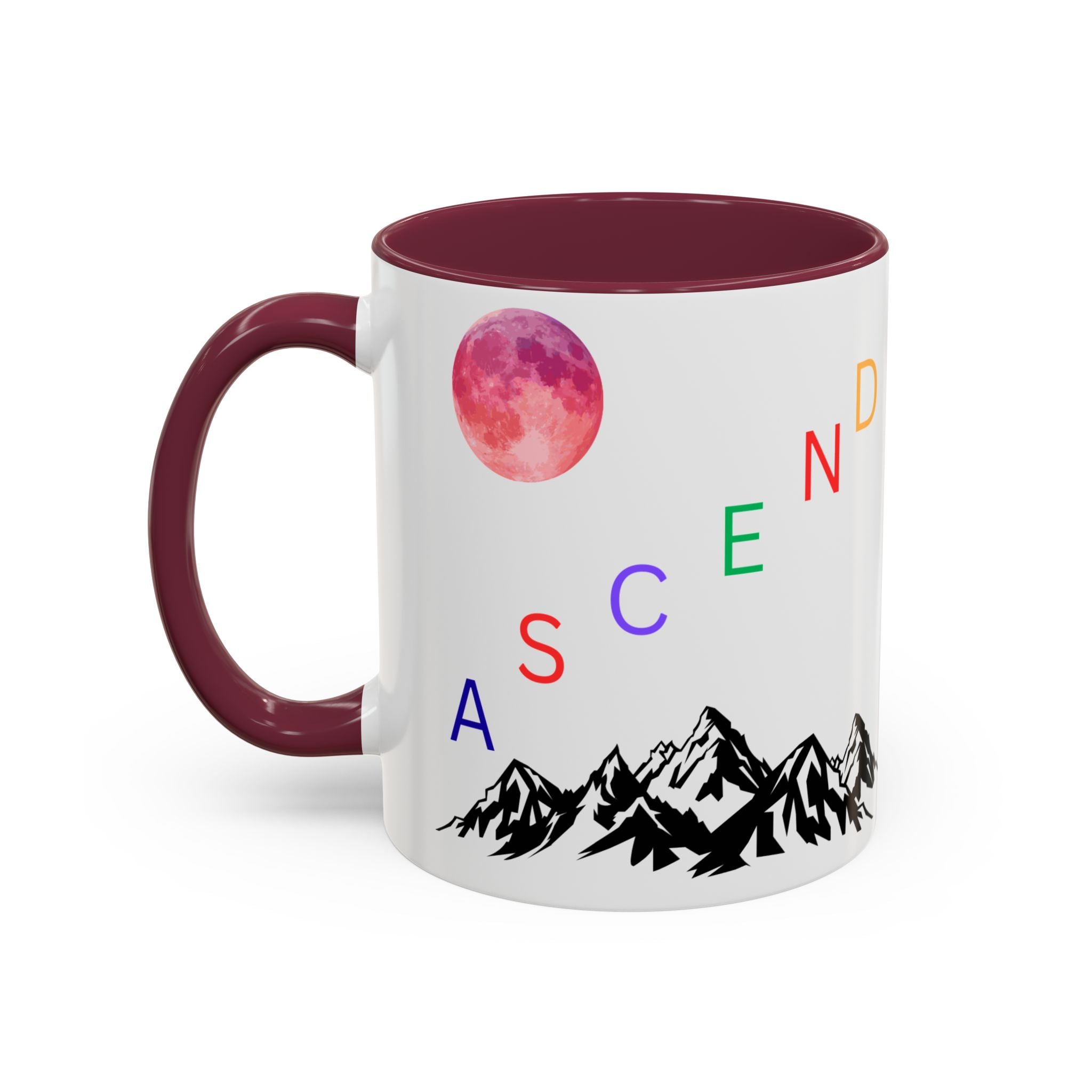 Ascend the Mountain Moon Ceramic Mug