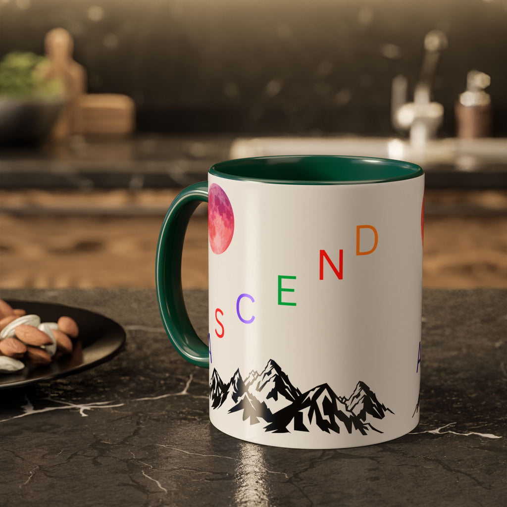 Ascend the Mountain Moon Ceramic Mug