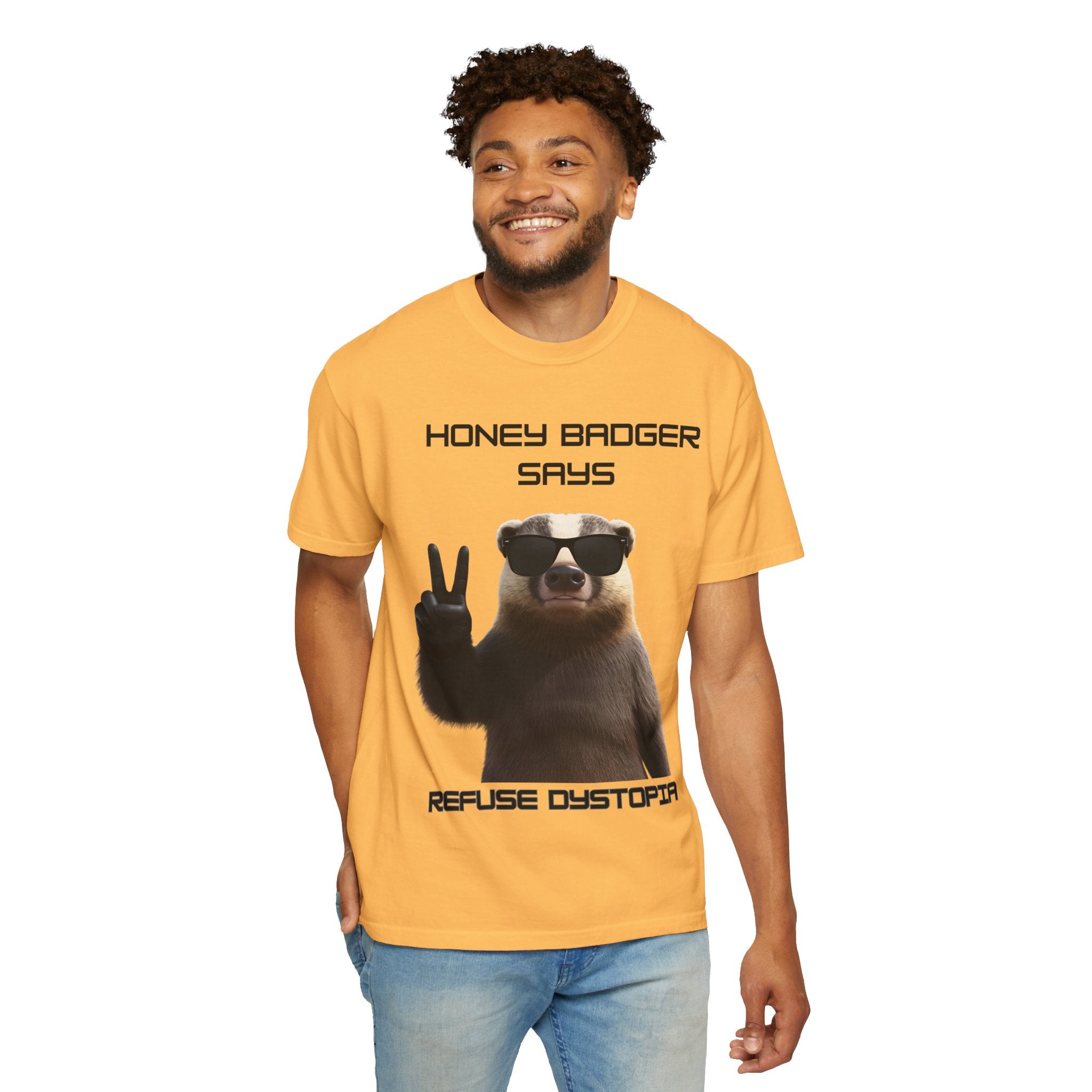 Honey Badger Refuse Dystopia T-Shirt