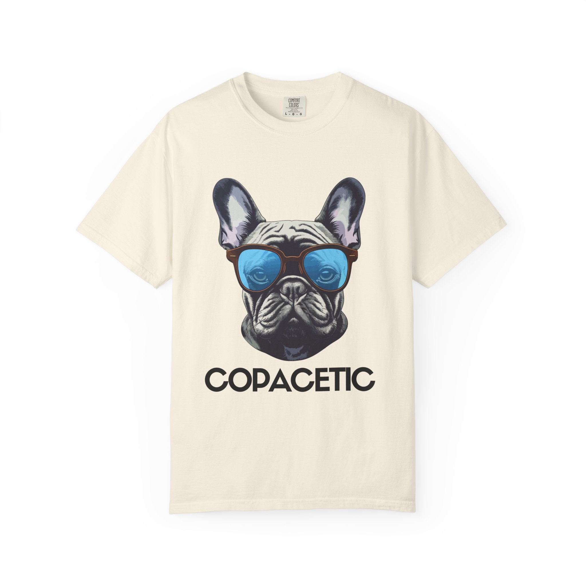 Copacetic French Bulldog T-Shirt, Fun Pet Tee, Gift for Dog Lovers, Unisex Graphic Shirt, Cool Casual Wear, Summer Essential