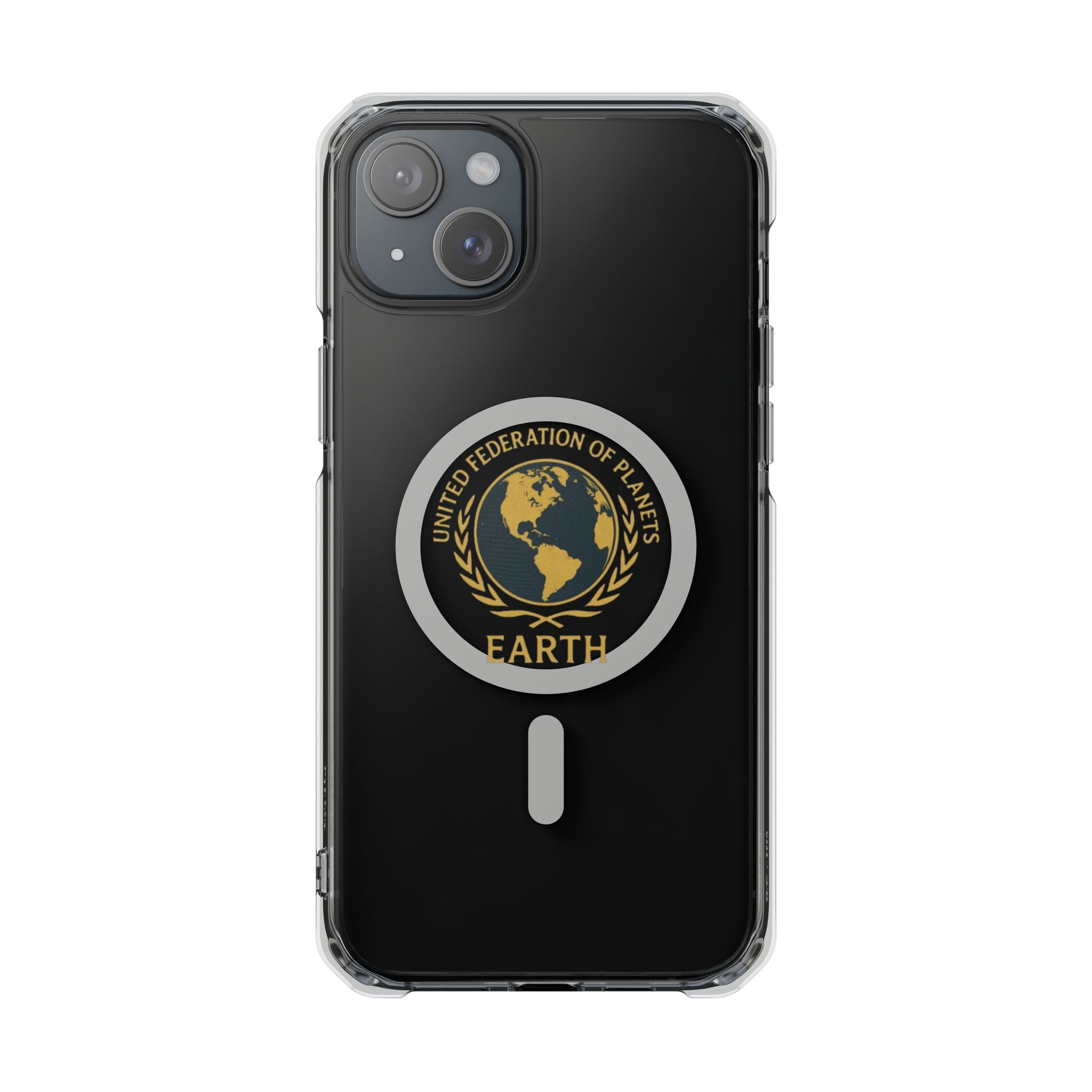 United Federation of Planets Earth Logo Magnetic Clear Case | Phone Case